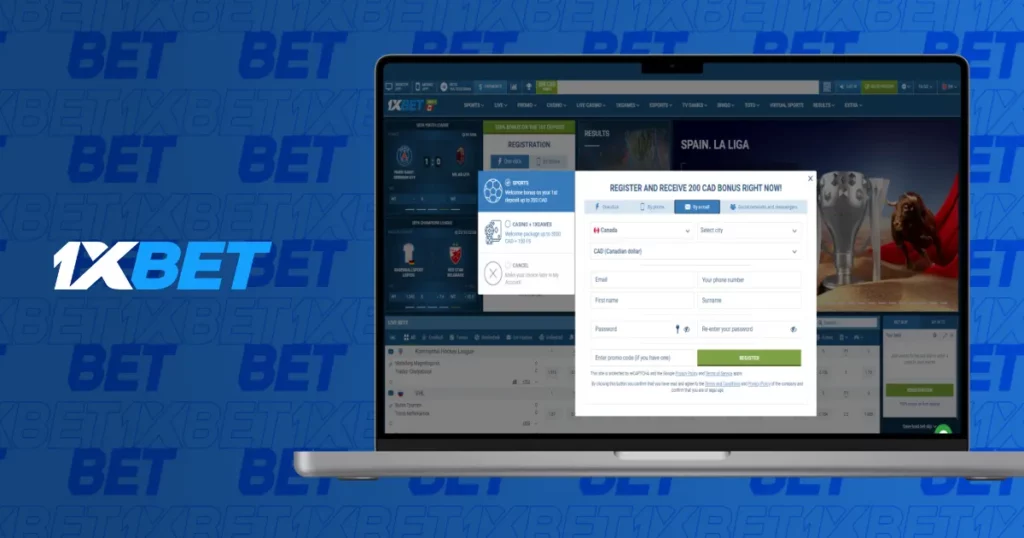 1xBet login to account Indonesia