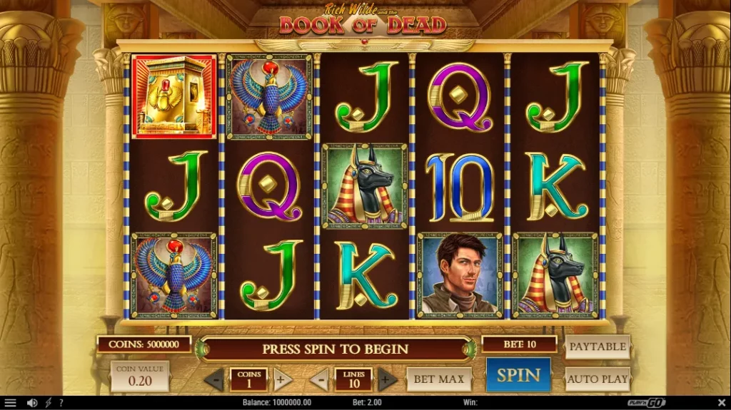 Book of Dead slot game in Online Casino at 1xBet Indonesia