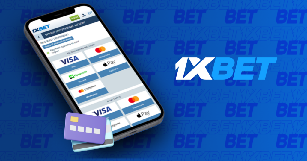 1xbet deposit methods
