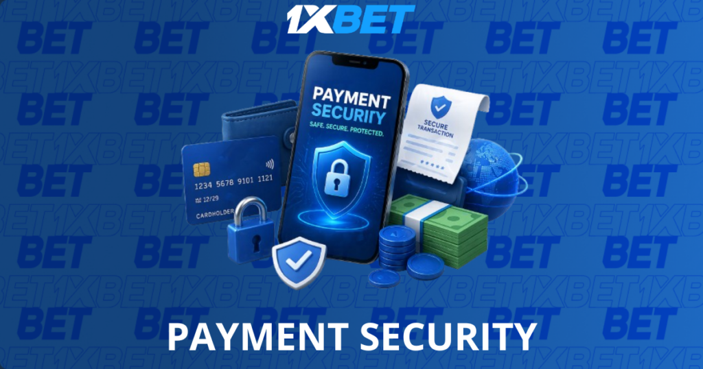 1xbet payment security