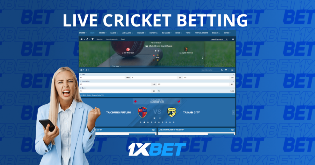 1xbet live cricket betting